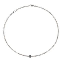 FOPE Eka Halskette mit schwarzen Diamanten