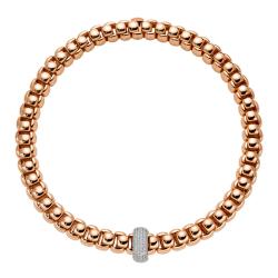 FOPE Luna Halskette mit Pavé Diamanten