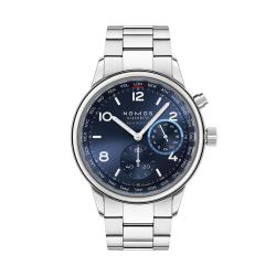 NOMOS Glashütte Club Sport Neomatik Weltzeit blau