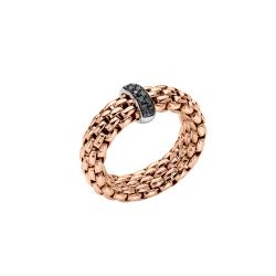 FOPE Vendôme Flex'it Ring mit schwarzen Diamanten