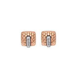 FOPE Vendôme Gold Ohrstecker mit Diamanten