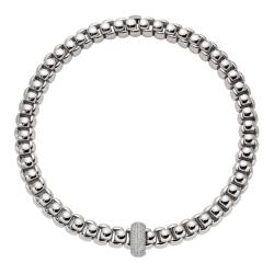 FOPE Luna Halskette mit Pavé Diamanten