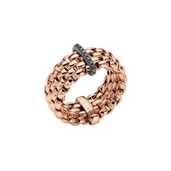 FOPE Panorama Flex'it Ring mit schwarzen Diamanten