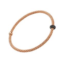 FOPE Prima Flex'it Armband mit schwarzen Diamanten