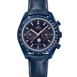 Omega Speedmaster Moonwatch Co-Axial Master Chronometer Moonphase Chronograph Blue Side of the Moon