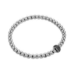 FOPE Eka Flex'it Armband mit schwarzen Diamanten