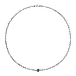 FOPE Prima Halskette mit schwarzen Diamanten