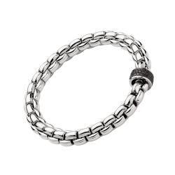 FOPE Eka Flex'it Armband mit schwarzen Diamanten