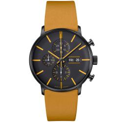 Junghans FORM A Chronoscope, Datum englisch