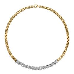 FOPE Eka Collier mit Pavébesatz