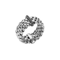 FOPE Panorama Flex'it Ring mit schwarzen Diamanten