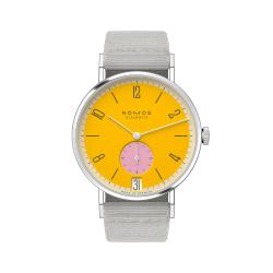 NOMOS Glashütte Tangente 38 Datum Katzengold 