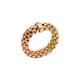 Essentials zweifarbiger Flex'it Ring mit flachem Halskettengeflecht-1