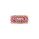 Bubble Ring mit Diamanten und rosa Saphiren-2