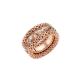 Bubble Ring mit weissen und braunen Diamanten-1